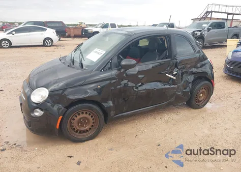 2012 Fiat 500 Pop z USA, uszkodzony, nr VIN 3C3CFFAR7CT366092